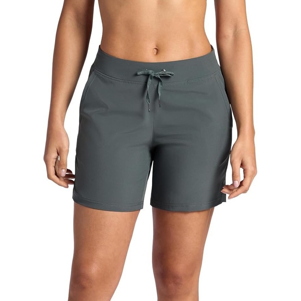 Gaiam Willow Walking Woven Shorts Urban Chic Green XL GAW251SH11012 NWT